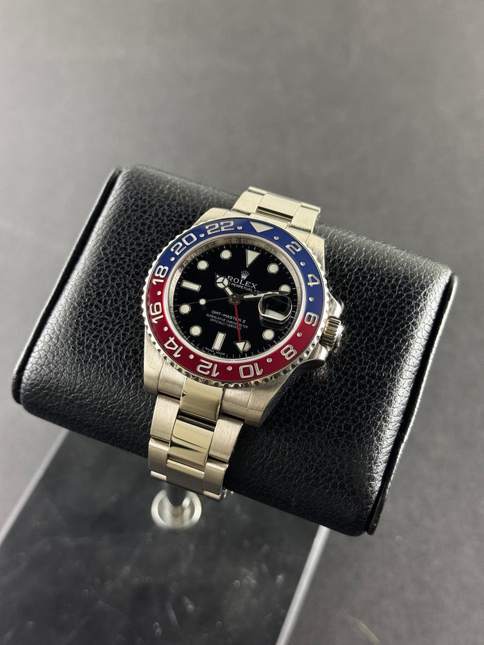 Rolex GMT Master II White Gold Pepsi