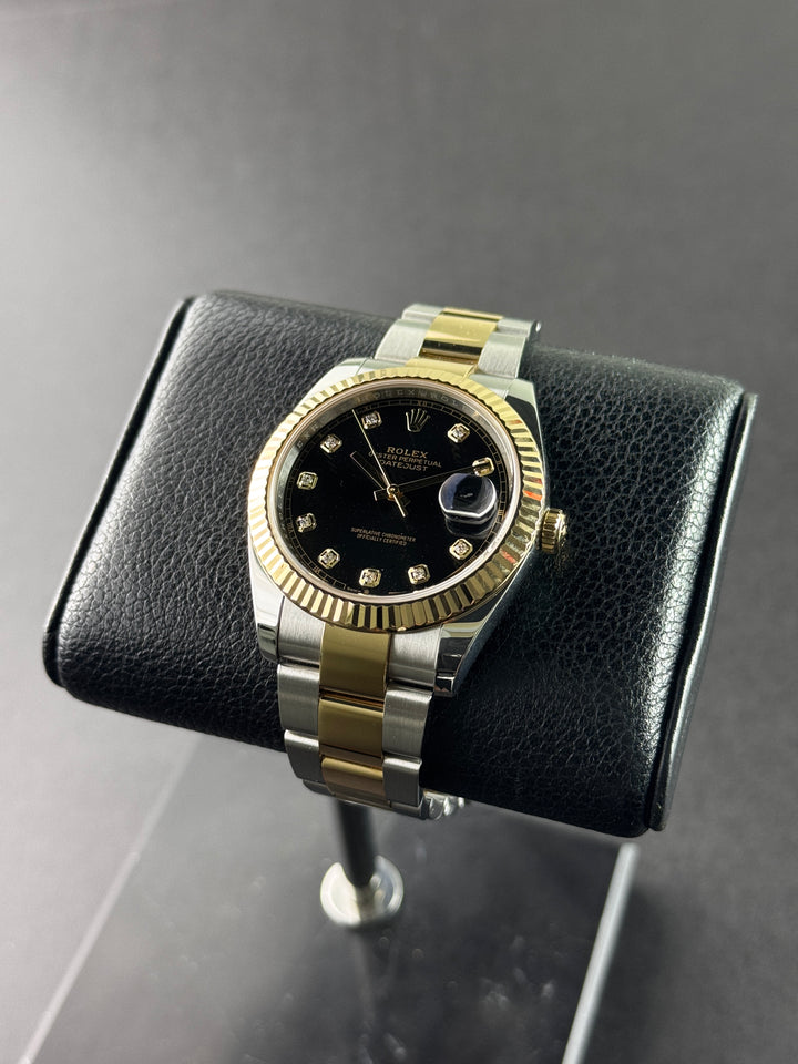 Rolex Datejust 41 Black Diamond Dial