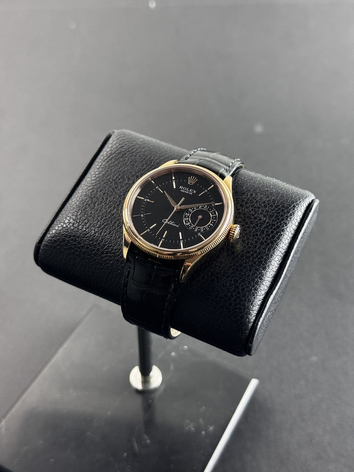Rolex Cellini Rose Gold Black
