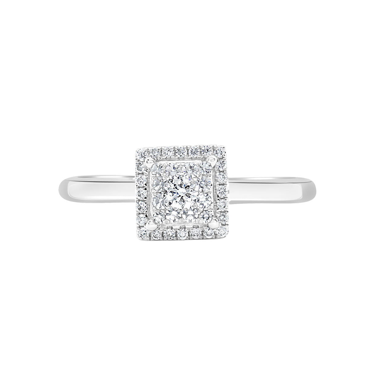 Square Lady Dream Diamond Ring