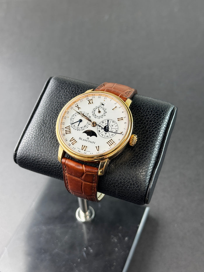 BlancPain Villeret Annual Calendar Moonphase