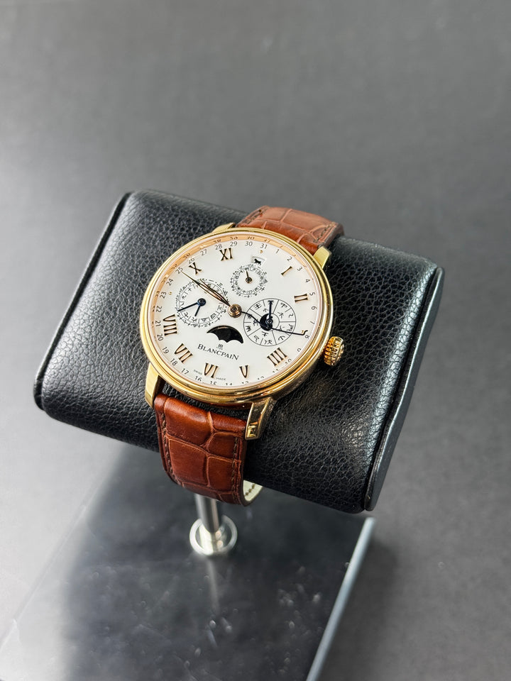 BlancPain Villeret Annual Calendar Moonphase