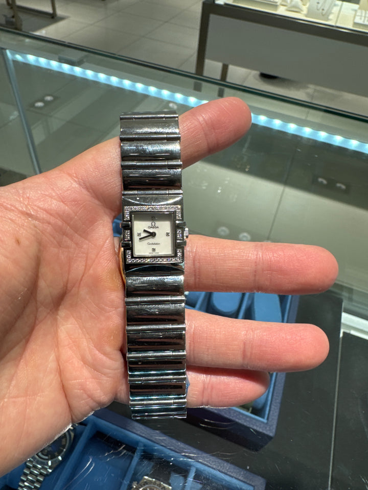 Omega constellation square SM Quartz