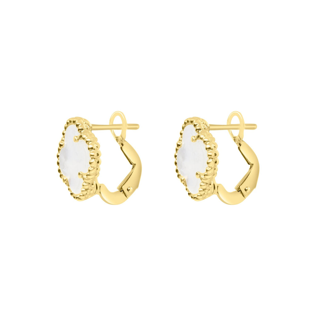 Clover Style French Clip Earrings