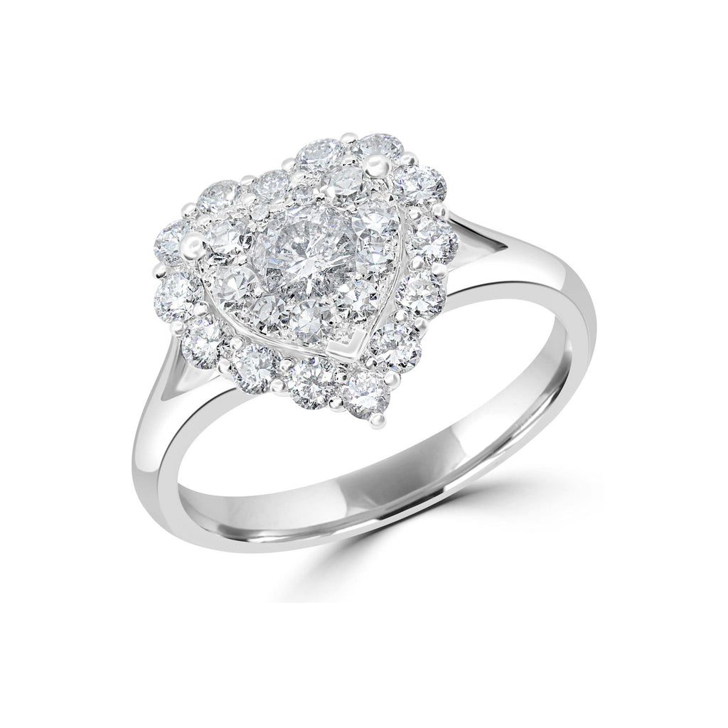 Heart Shape Lady Dream Diamond Ring
