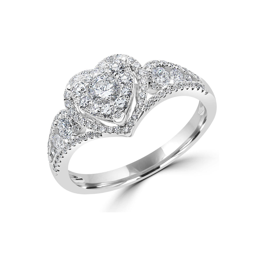 Heart Shape Lady Dream Diamond Ring