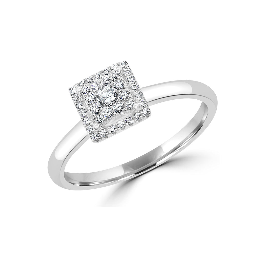 Square Lady Dream Diamond Ring