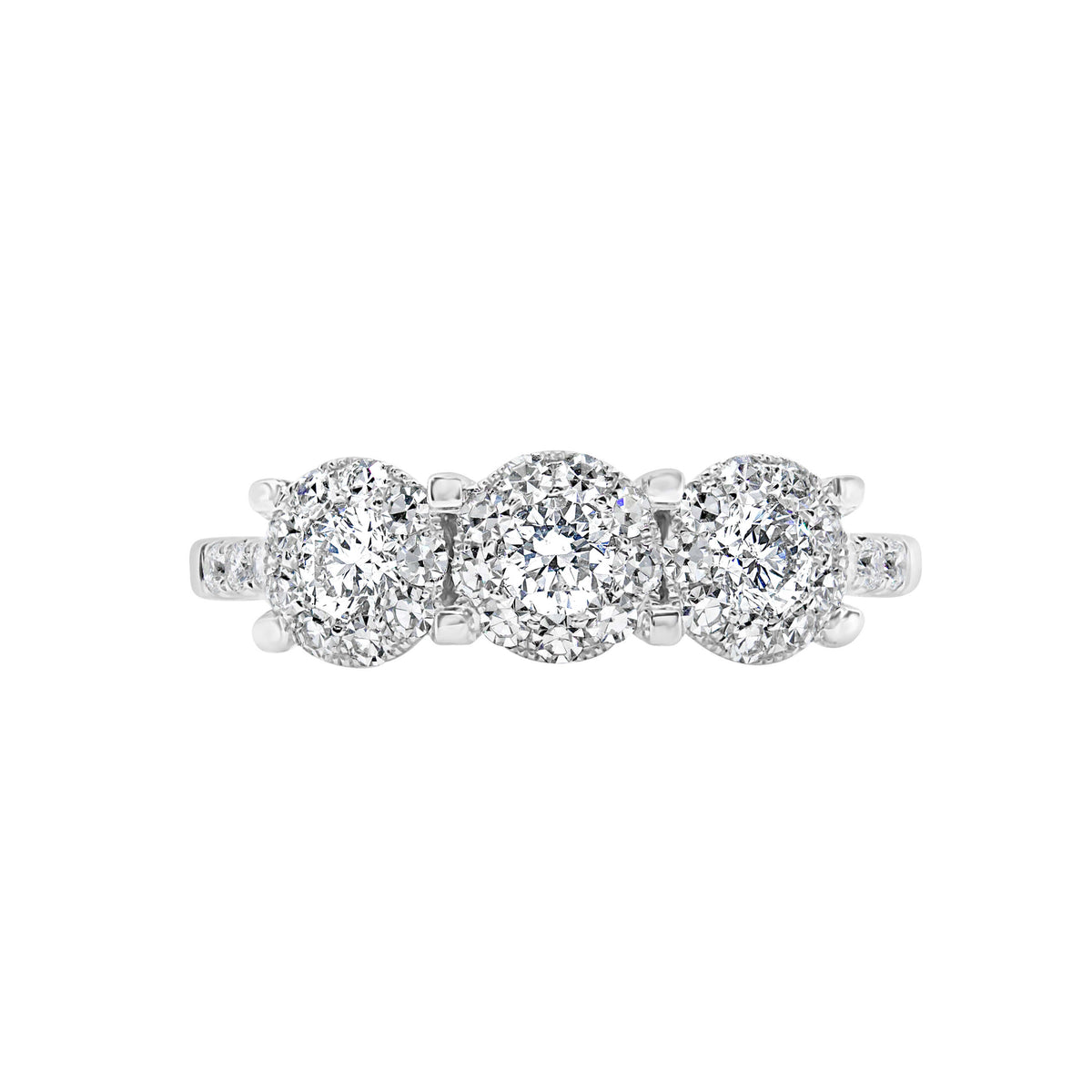 Round Trinity Lady Dream Diamond Ring