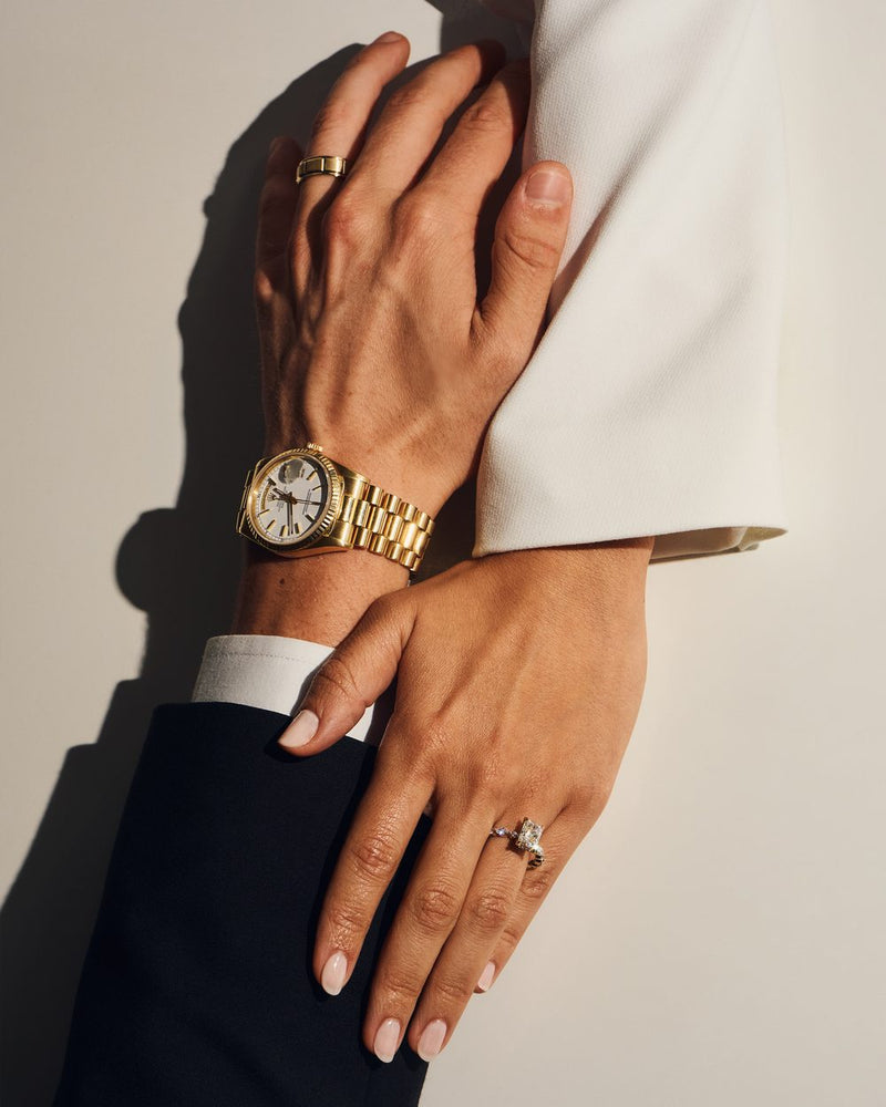 Creation Paul H jewelry and watches, worn